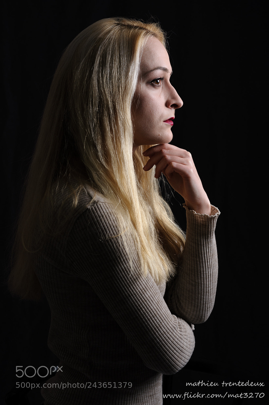 Nikon D700 sample photo. Armandine, premier shoot studio photography