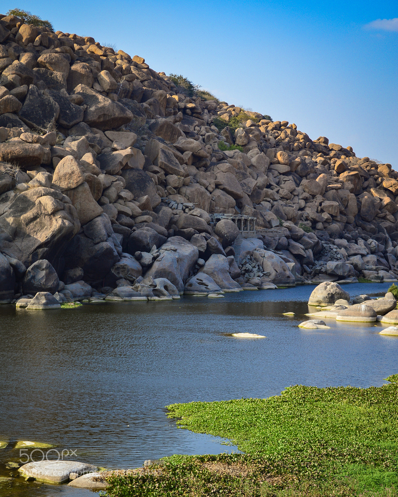 Nikon D3200 sample photo. Hampi river photography