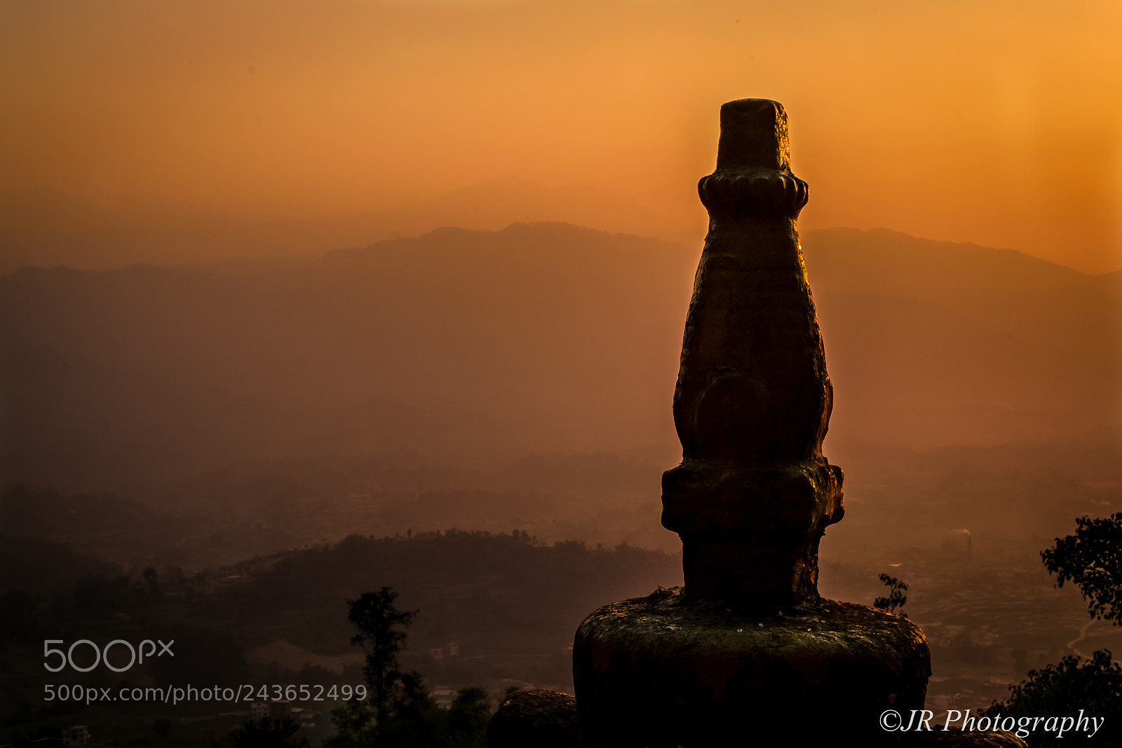 Nikon D3100 sample photo. Stupa photography