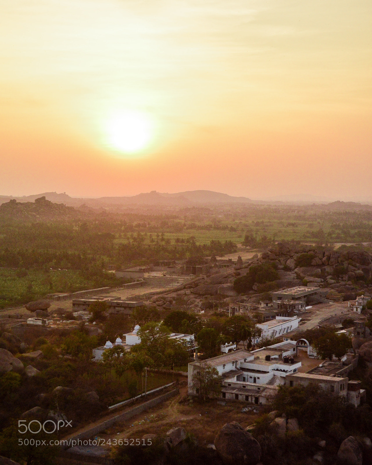 Nikon D3200 sample photo. Hampi sunset photography