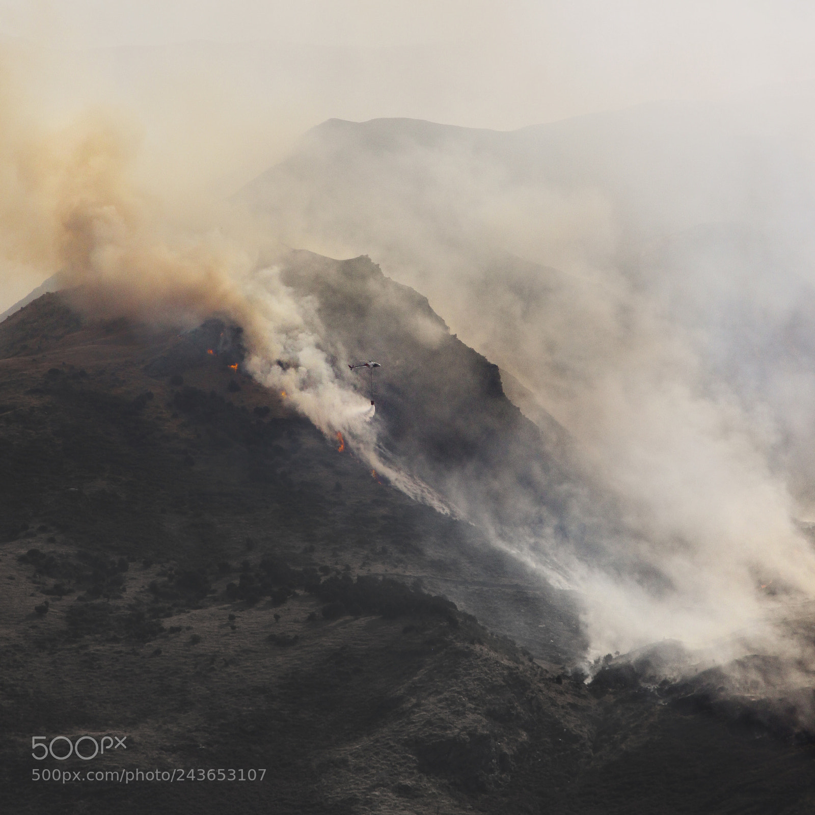 Canon EOS 50D sample photo. Bushfire wanaka photography