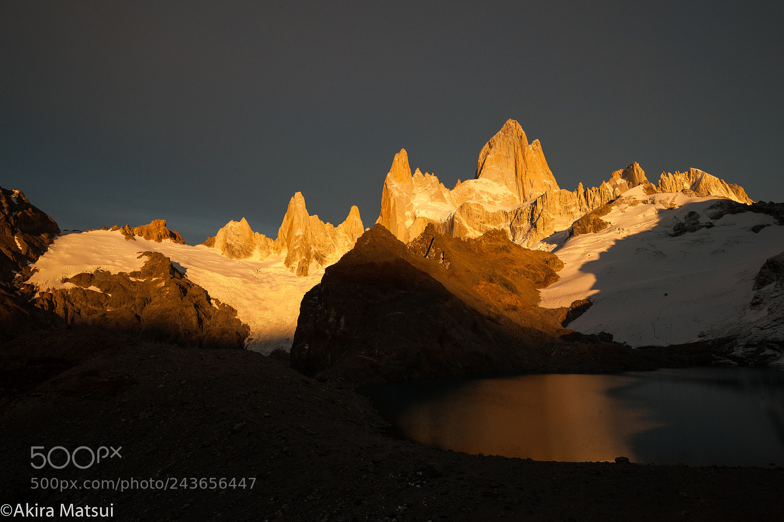 Nikon D3 sample photo. Morgenrot of mt.fitz roy photography