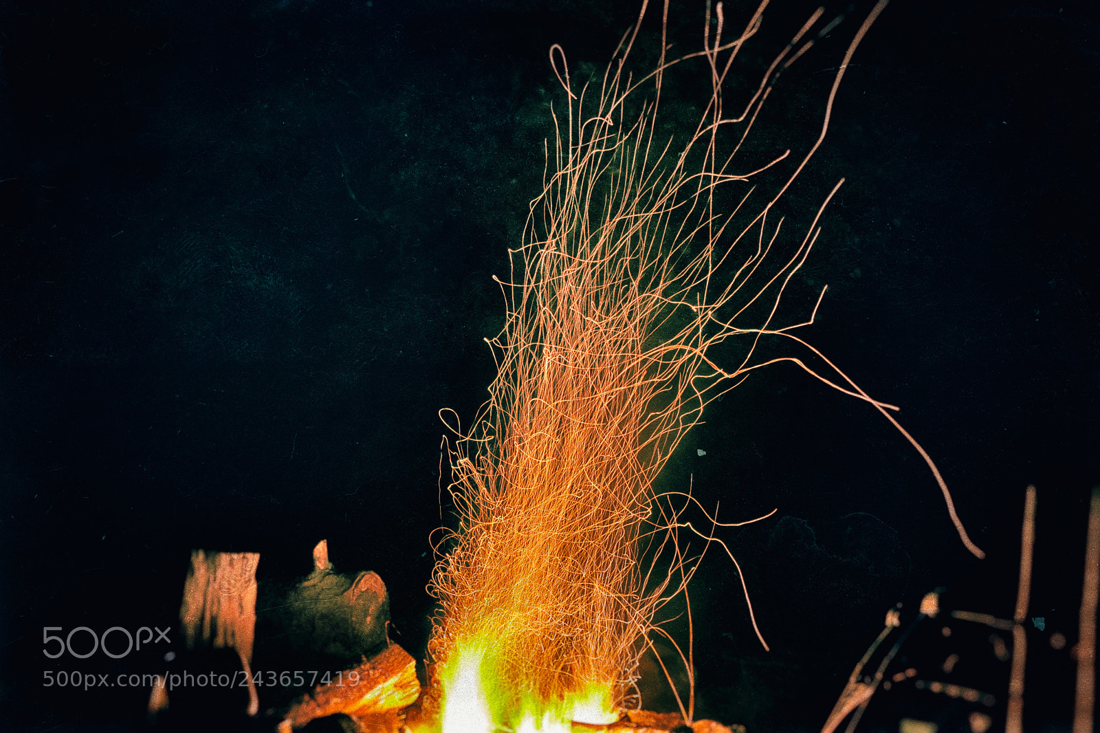 Nikon D5500 sample photo. Fire photography