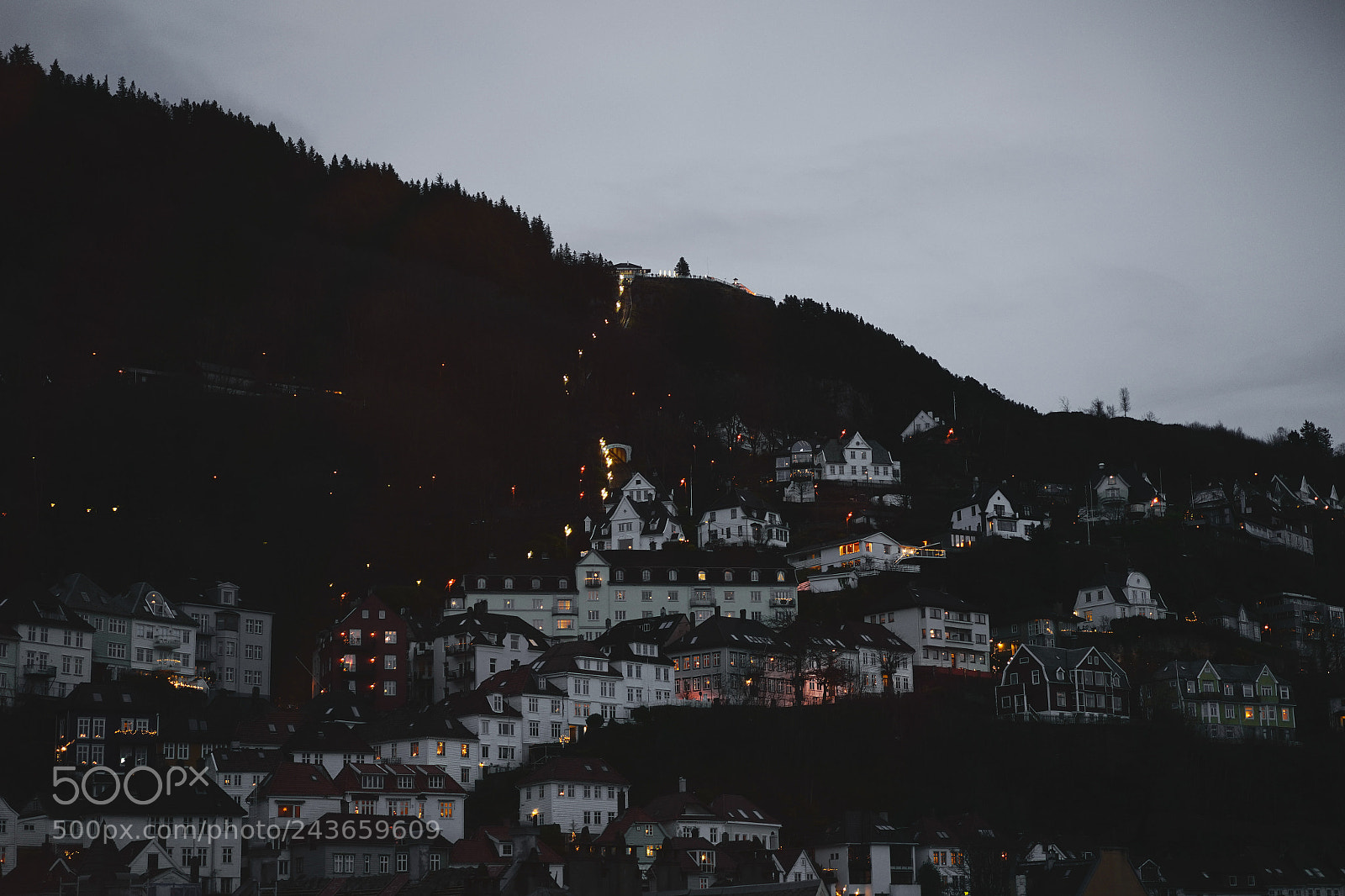 Sony a7 II sample photo. Town (bergen, norway) photography