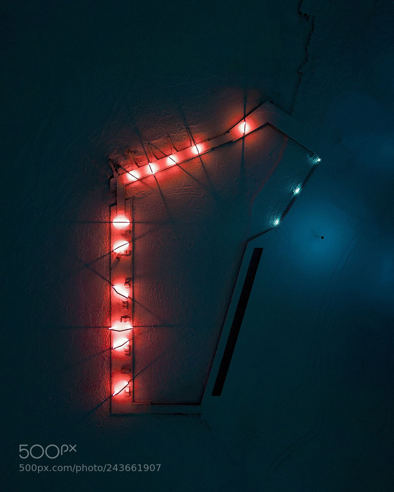 DJI FC220 sample photo. Lights out photography