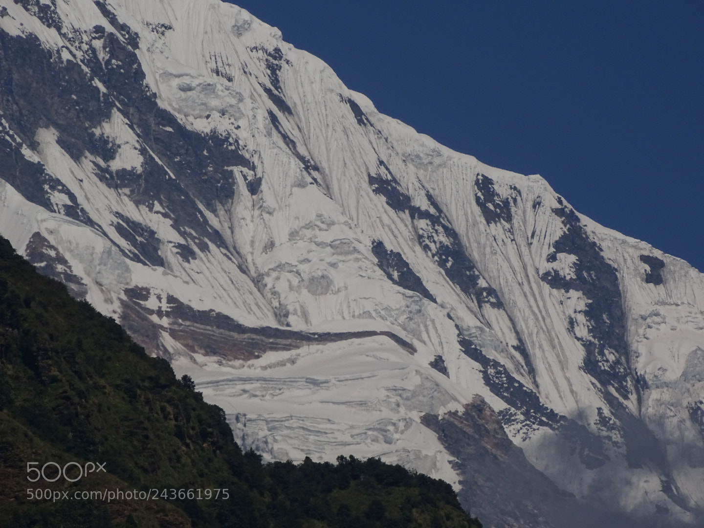 Sony Cyber-shot DSC-HX400V sample photo. Annapurna ridge covered in photography