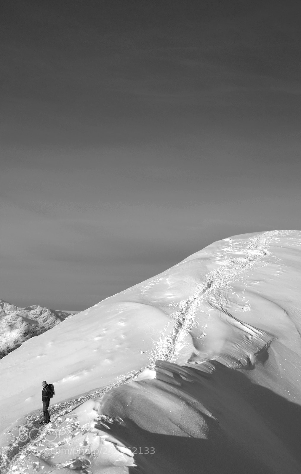 Nikon D3100 sample photo. Winter climb photography