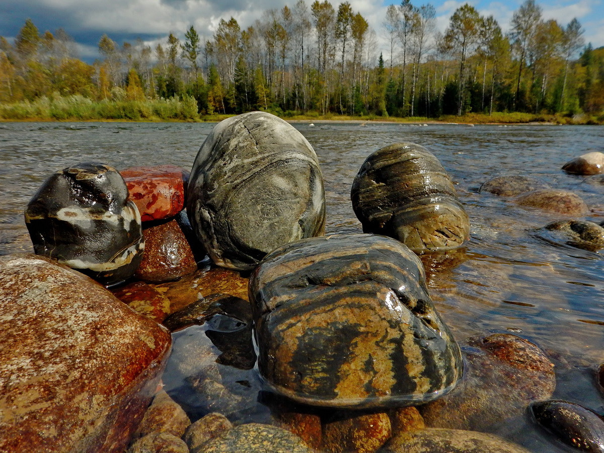 Nikon Coolpix AW120 sample photo. Russia. the amazing minerals in the rivers of the western sayan mountains photography