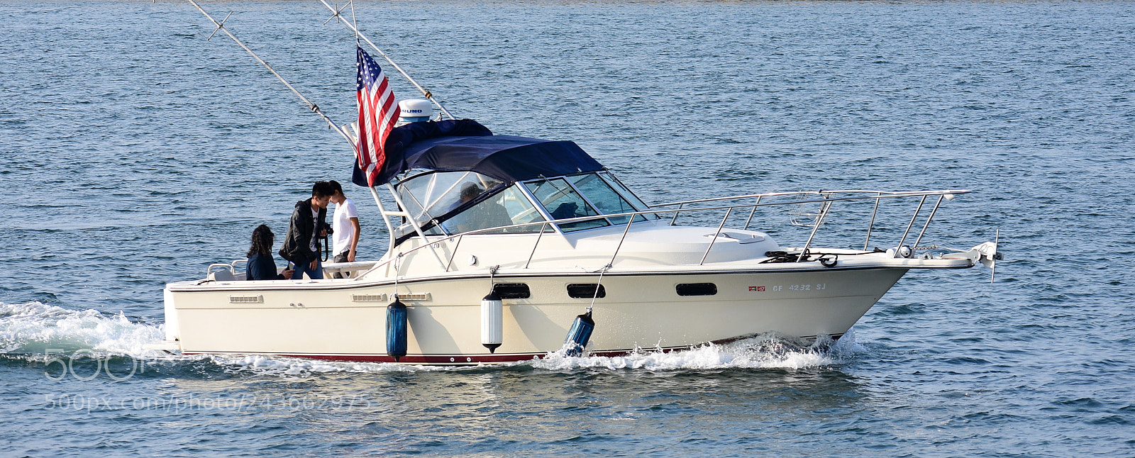 Nikon D7200 sample photo. Powerboat cruising pacific ocean photography