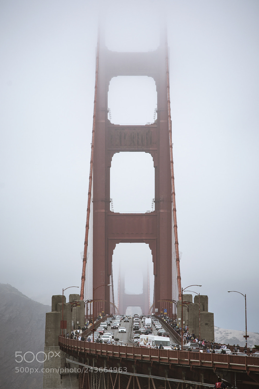 Nikon D7100 sample photo. Bridge and fog photography