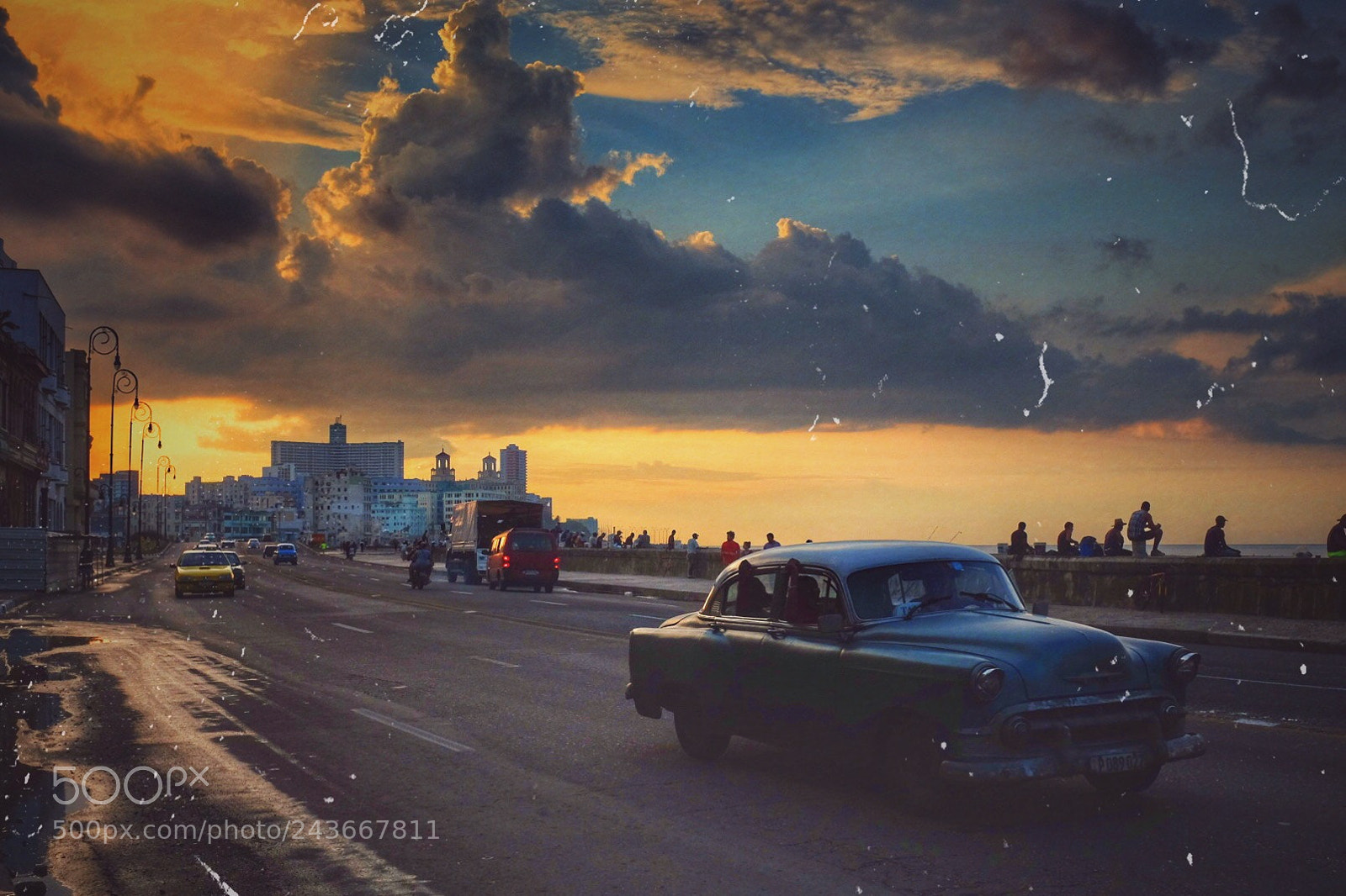 Fujifilm X100S sample photo. Sunrise in havana photography