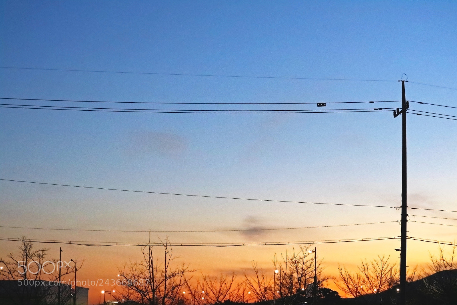 Canon EOS M3 sample photo. Sunset wire photography