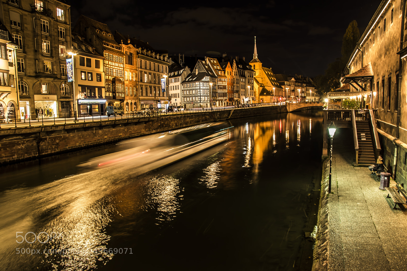 Nikon D5500 sample photo. Night in strasbourg photography