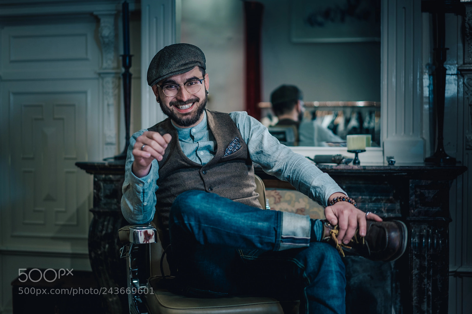 Sony a7R II sample photo. Local barber photography