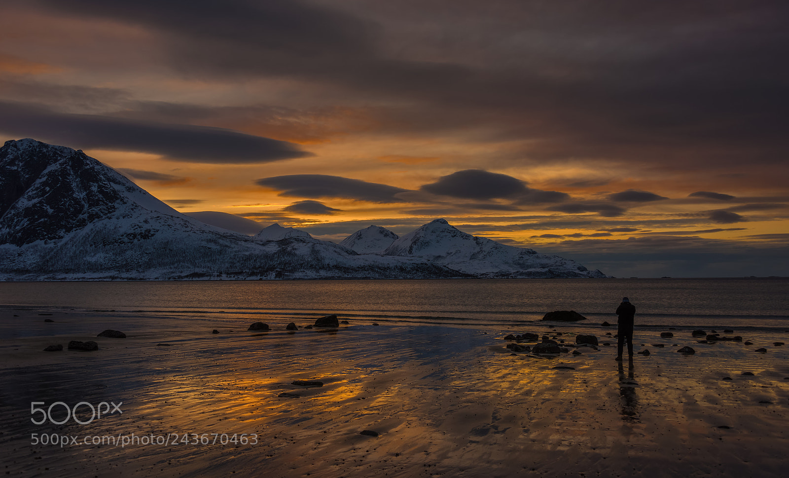 Nikon D810 sample photo. Sunset grøtfjord norway photography