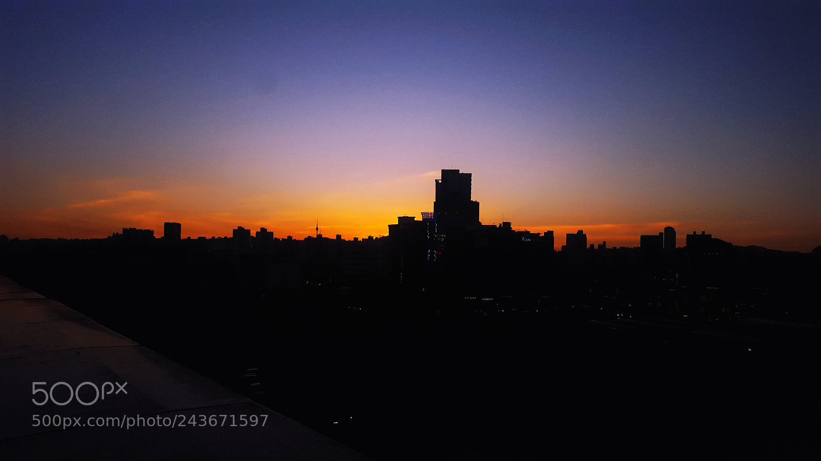Samsung Galaxy S6 sample photo. Seoul sunset photography