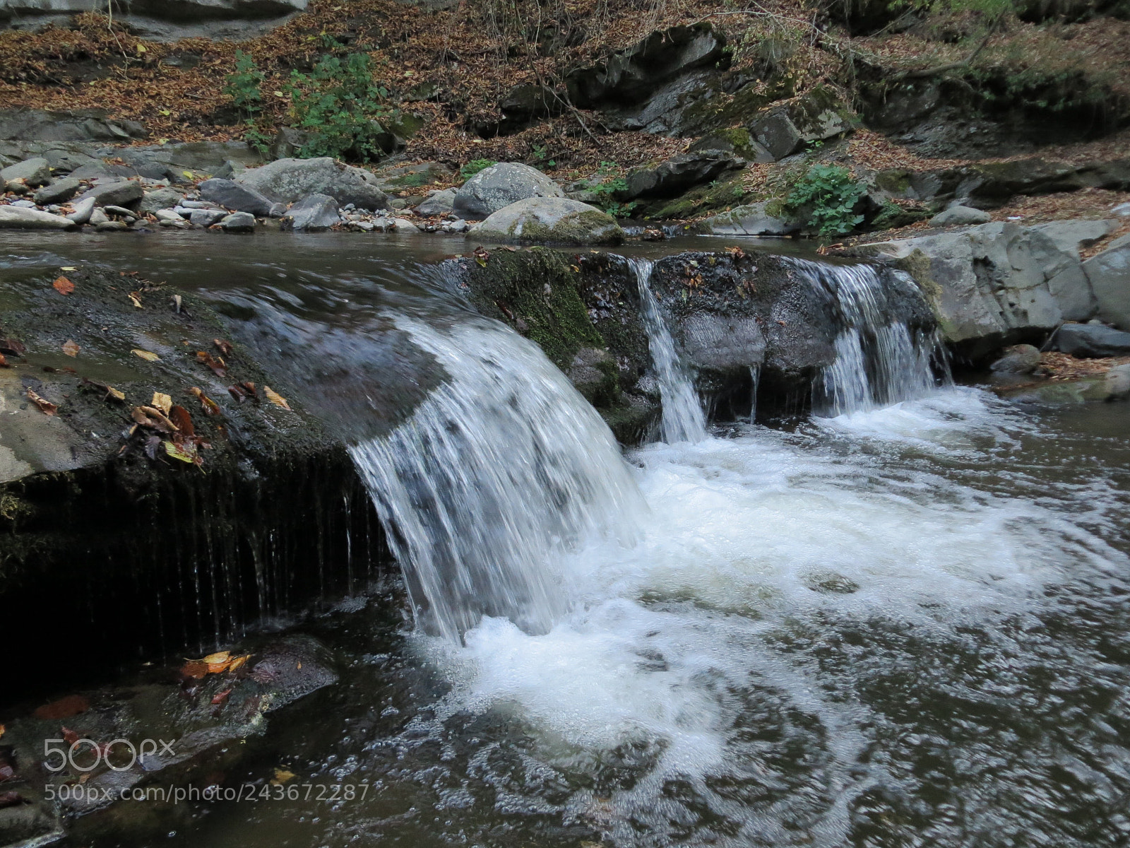 Canon PowerShot SX240 HS sample photo. A little waterfall photography