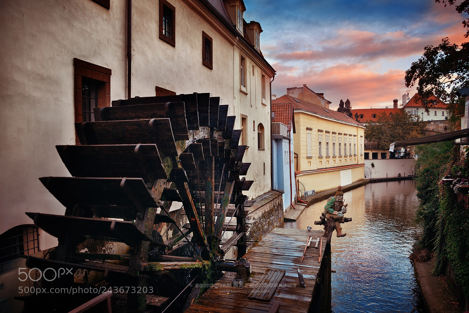 Nikon D800 sample photo. Watermill, prague, czech republic. photography
