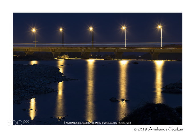 Canon EOS 760D (EOS Rebel T6s / EOS 8000D) sample photo. Diava's bridge & pineios river photography