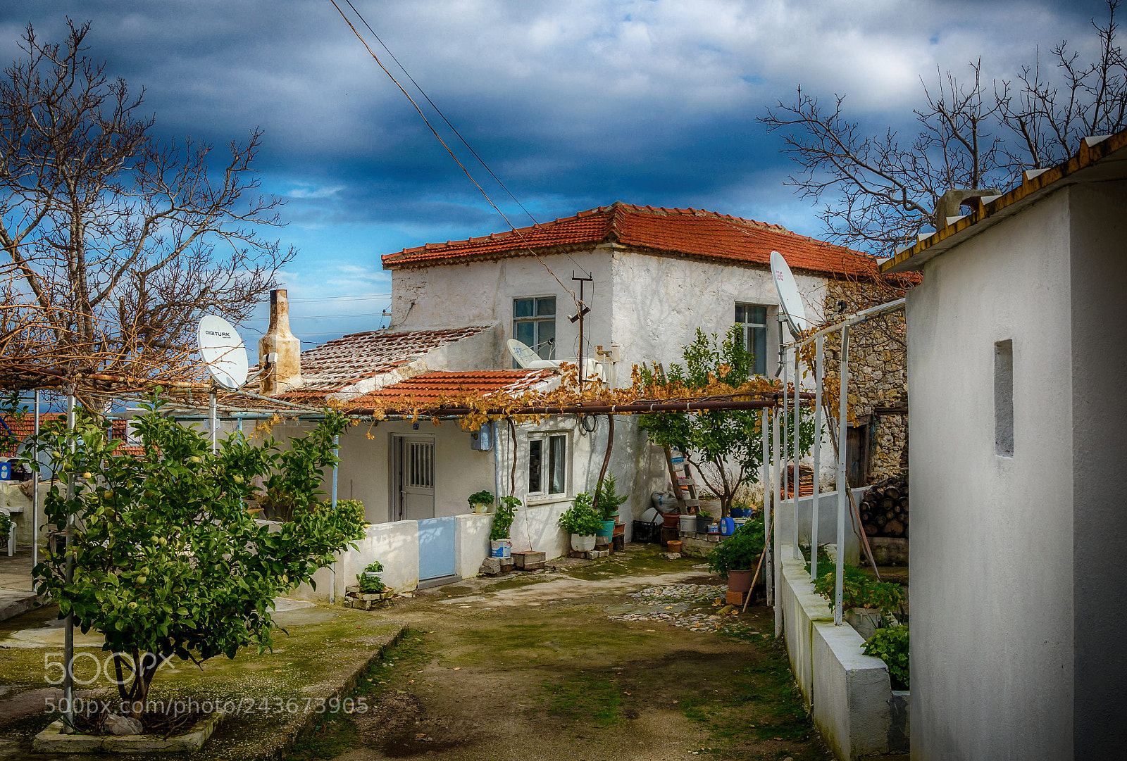 Nikon D5100 sample photo. A house at karaburun photography