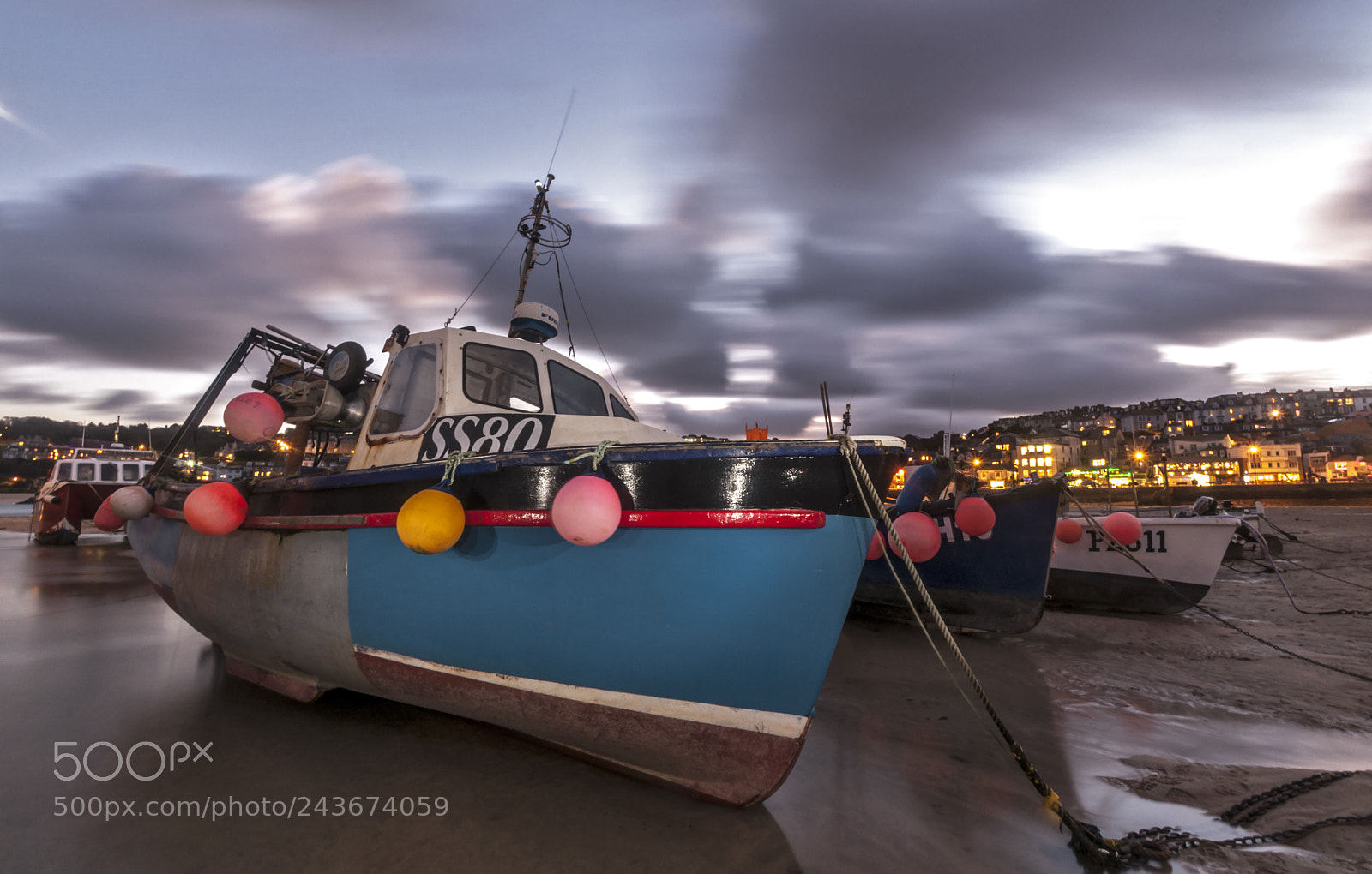 Nikon D90 sample photo. St ives boat photography