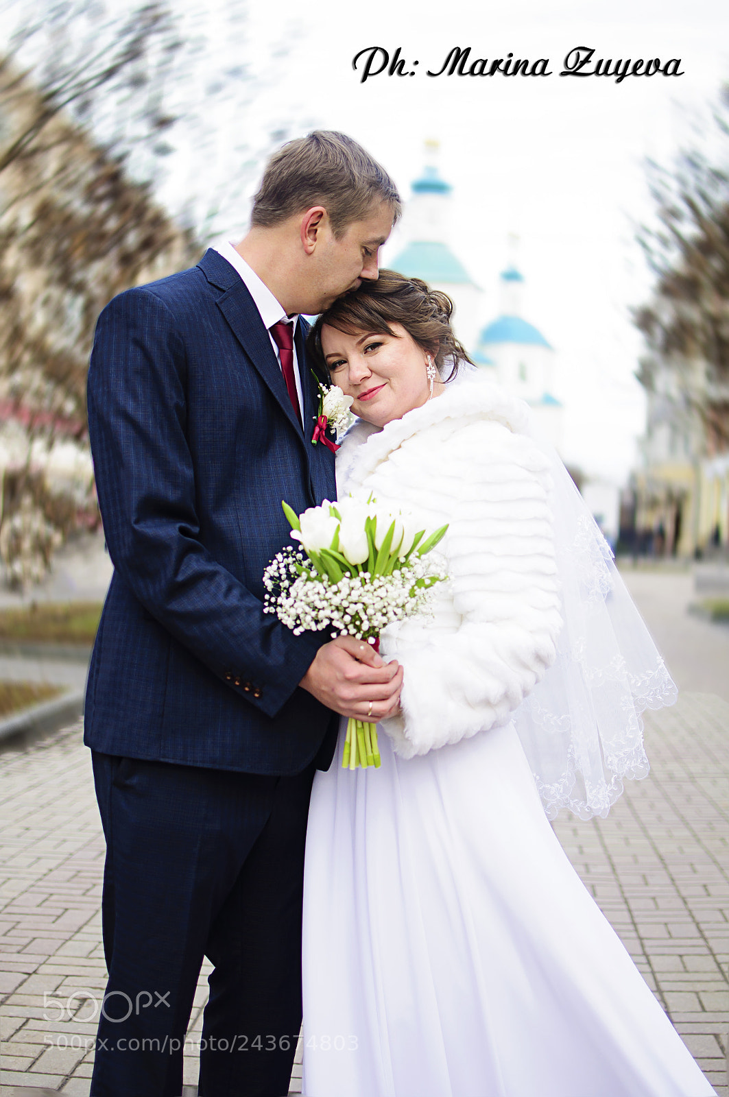 Nikon D90 sample photo. Wedding day of winter photography