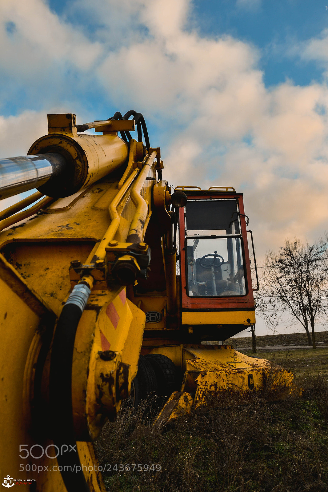 Nikon D3100 sample photo. An excavator photography