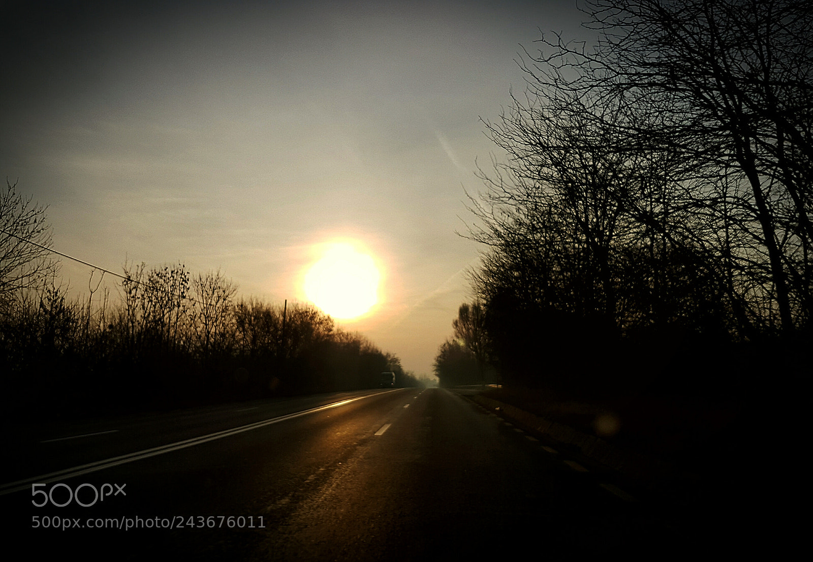 Samsung Galaxy S7 Edge sample photo. Sun rise on road photography