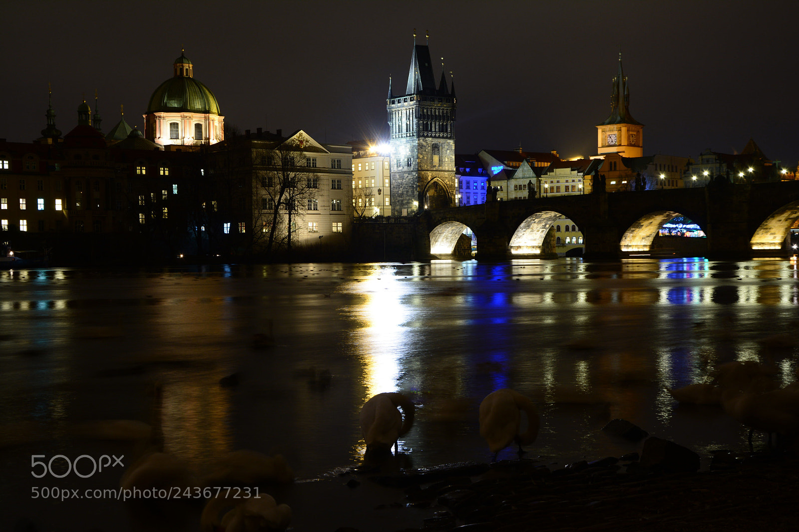 Nikon D7100 sample photo. Evening on the vltava photography