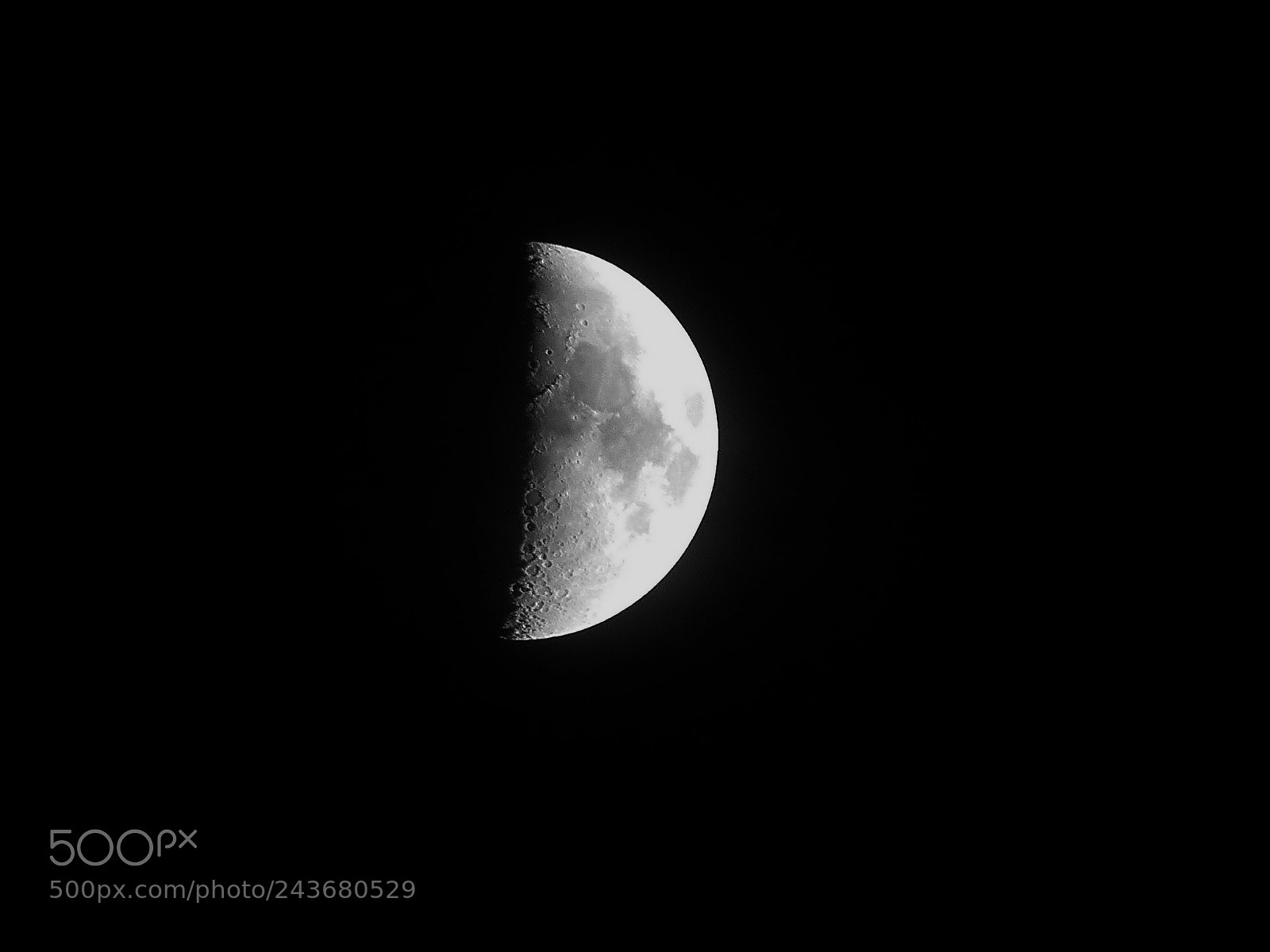 Panasonic Lumix DMC-FZ200 sample photo. This night half moon photography