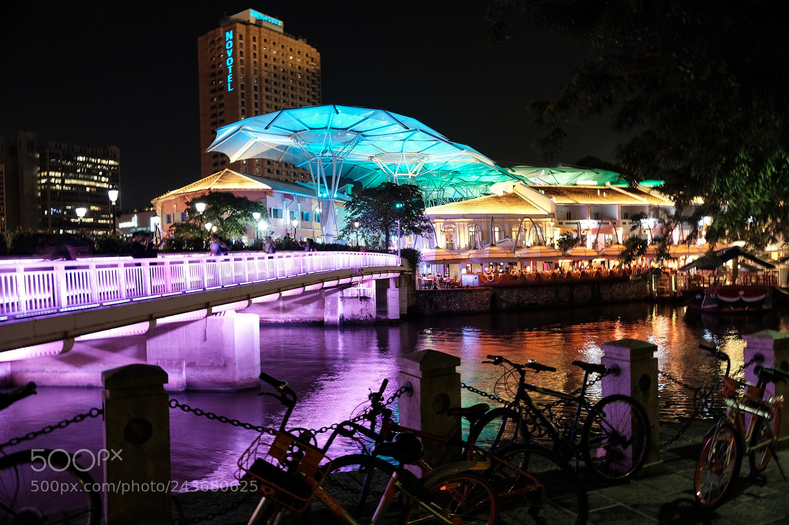 Fujifilm X-T2 sample photo. Singapore by night photography