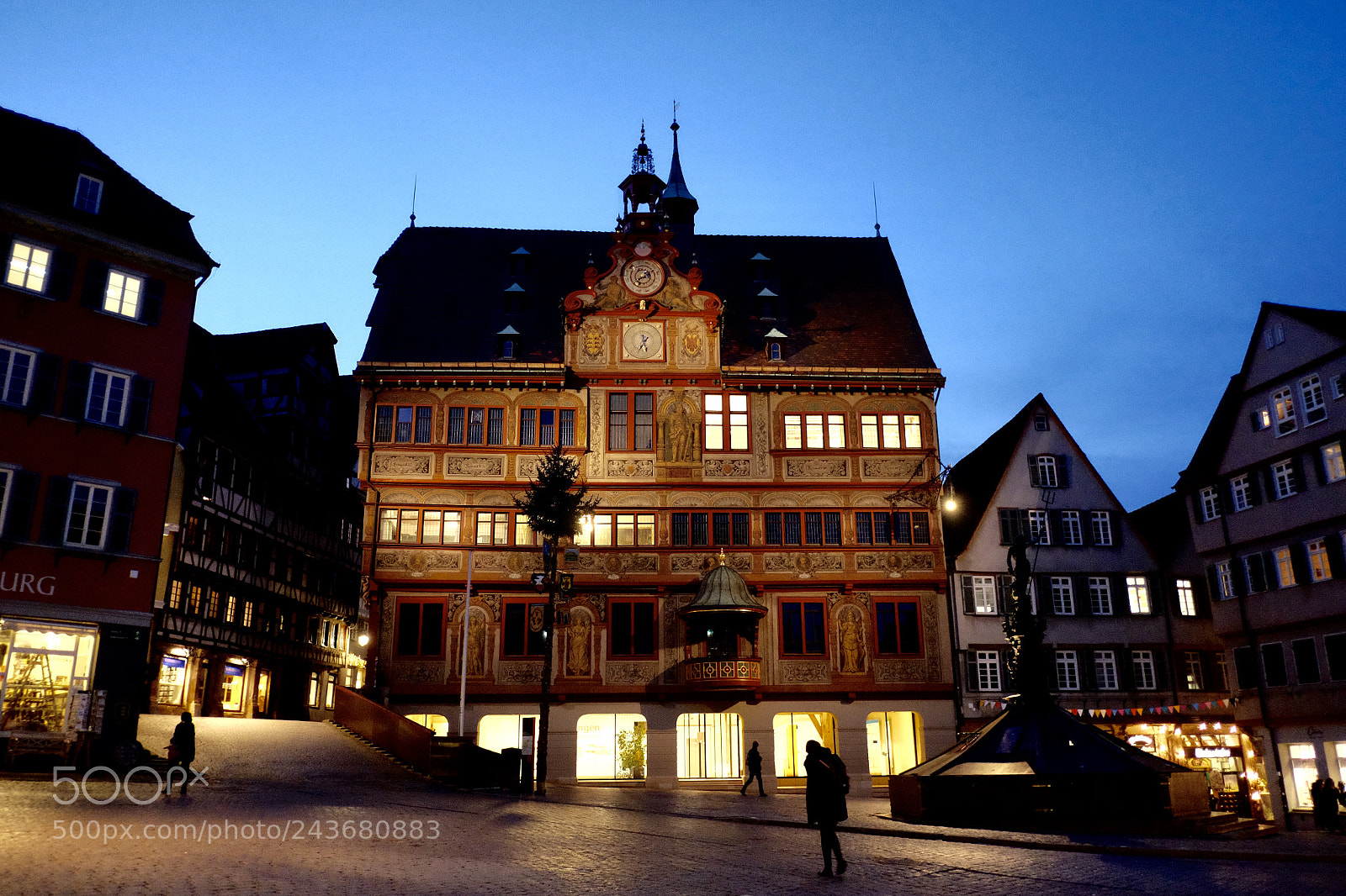 Fujifilm X-T1 sample photo. Rathaus tübingen photography