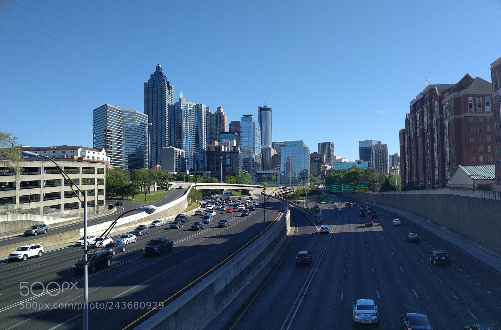 Google Nexus 6P sample photo. Downtown atlanta skyline photography