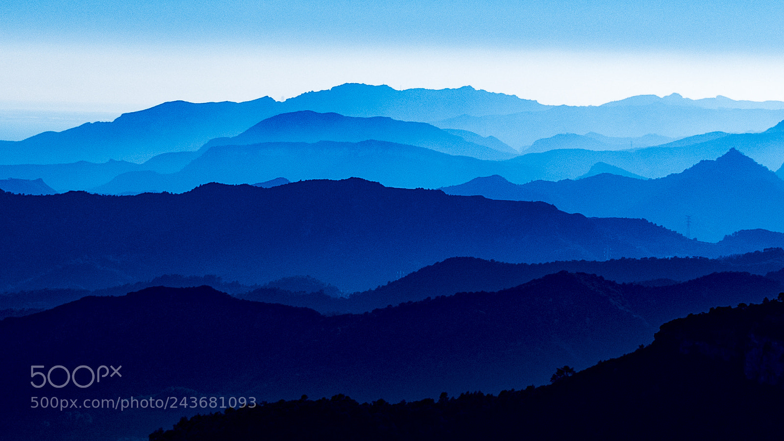 Nikon D5500 sample photo. Blue montains photography