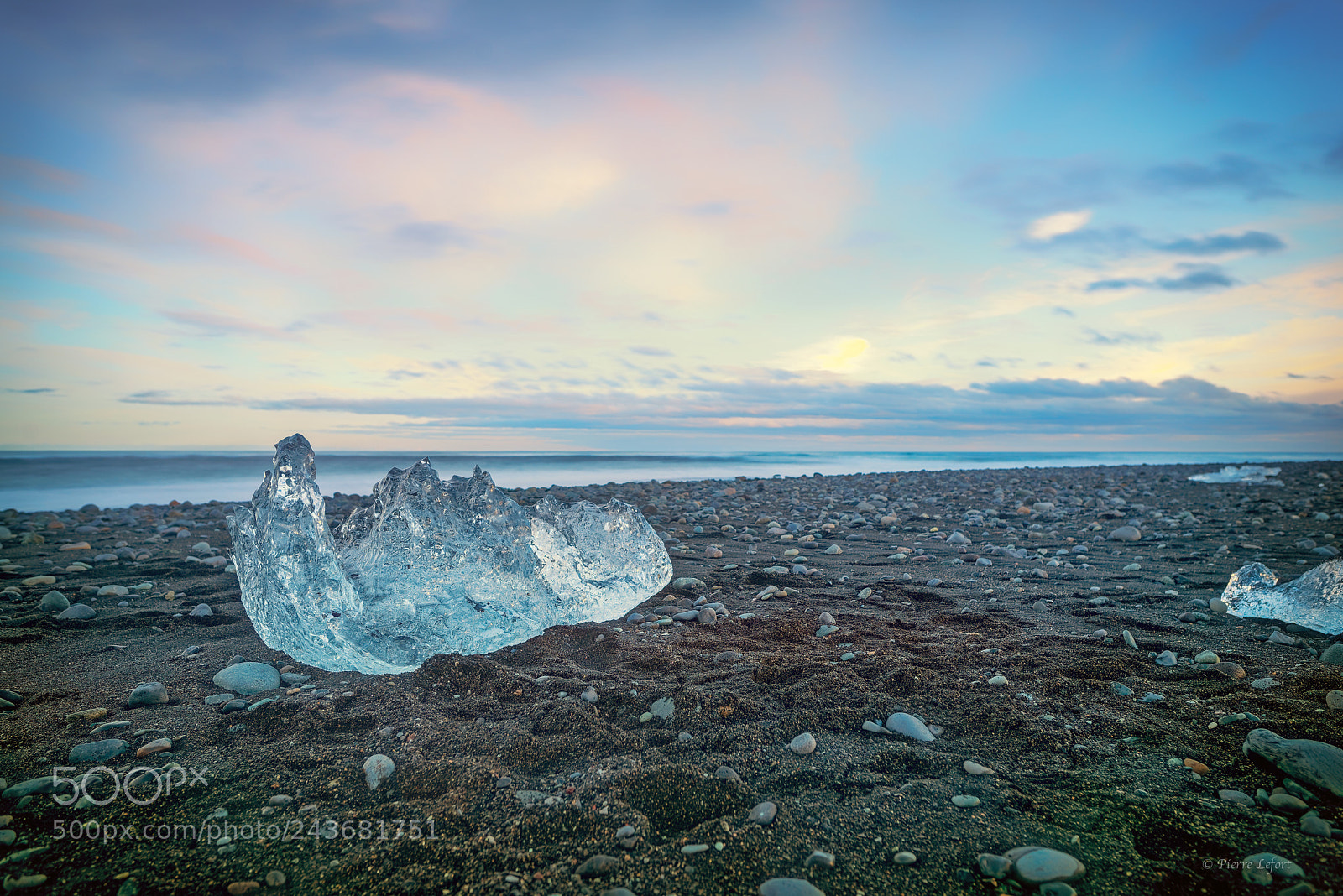 Nikon D800 sample photo. Ice beach photography