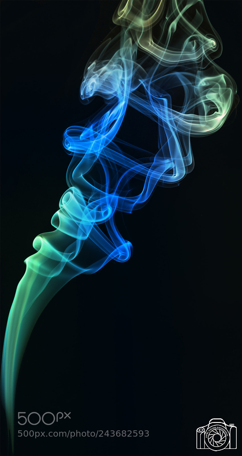 Nikon D850 sample photo. Smoke drop photography