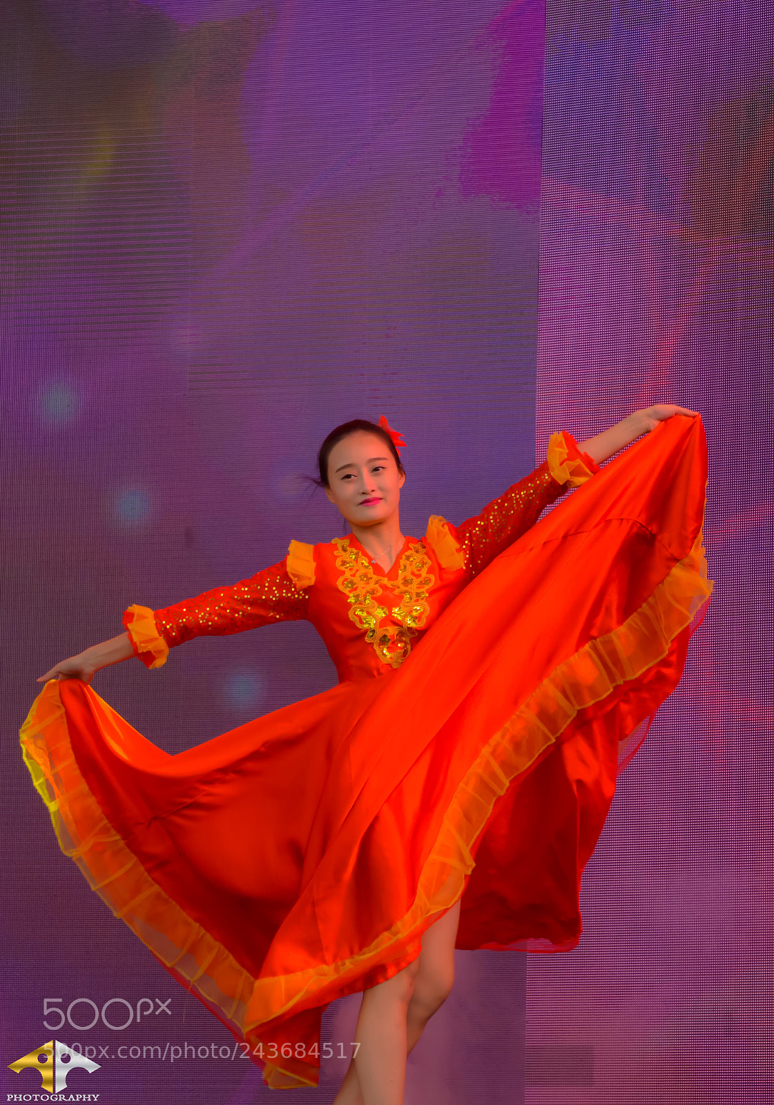 Nikon D3200 sample photo. Chinese girl dancing photography