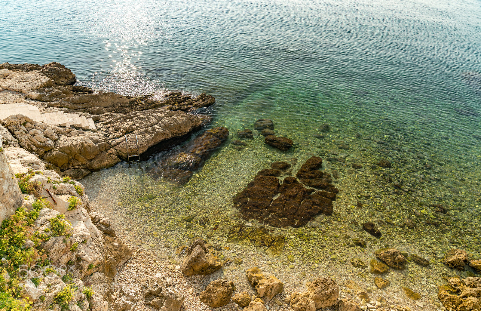 Sony a7R II sample photo. Sunny rovinj beach photography
