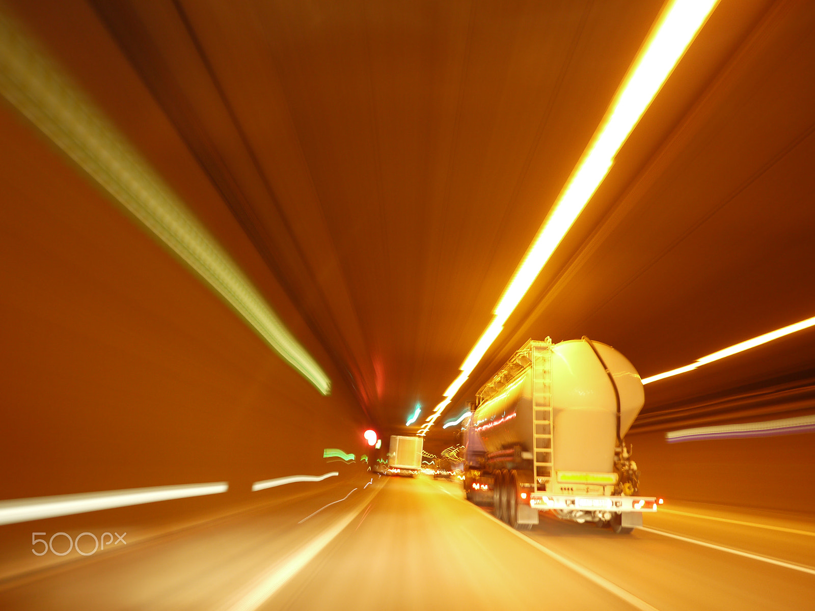 Panasonic Lumix DMC-GF2 sample photo. Lights of traffic in a tunnel photography