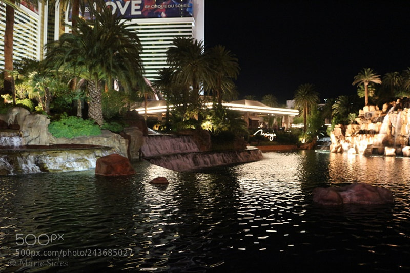 Canon EOS 100D (EOS Rebel SL1 / EOS Kiss X7) sample photo. Mirage at night photography