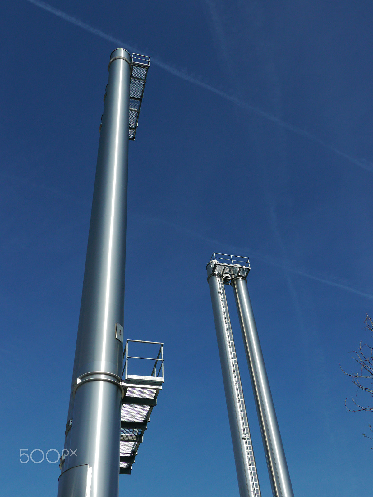 Panasonic Lumix DMC-GH2 sample photo. Lot of grey steel pipes photography
