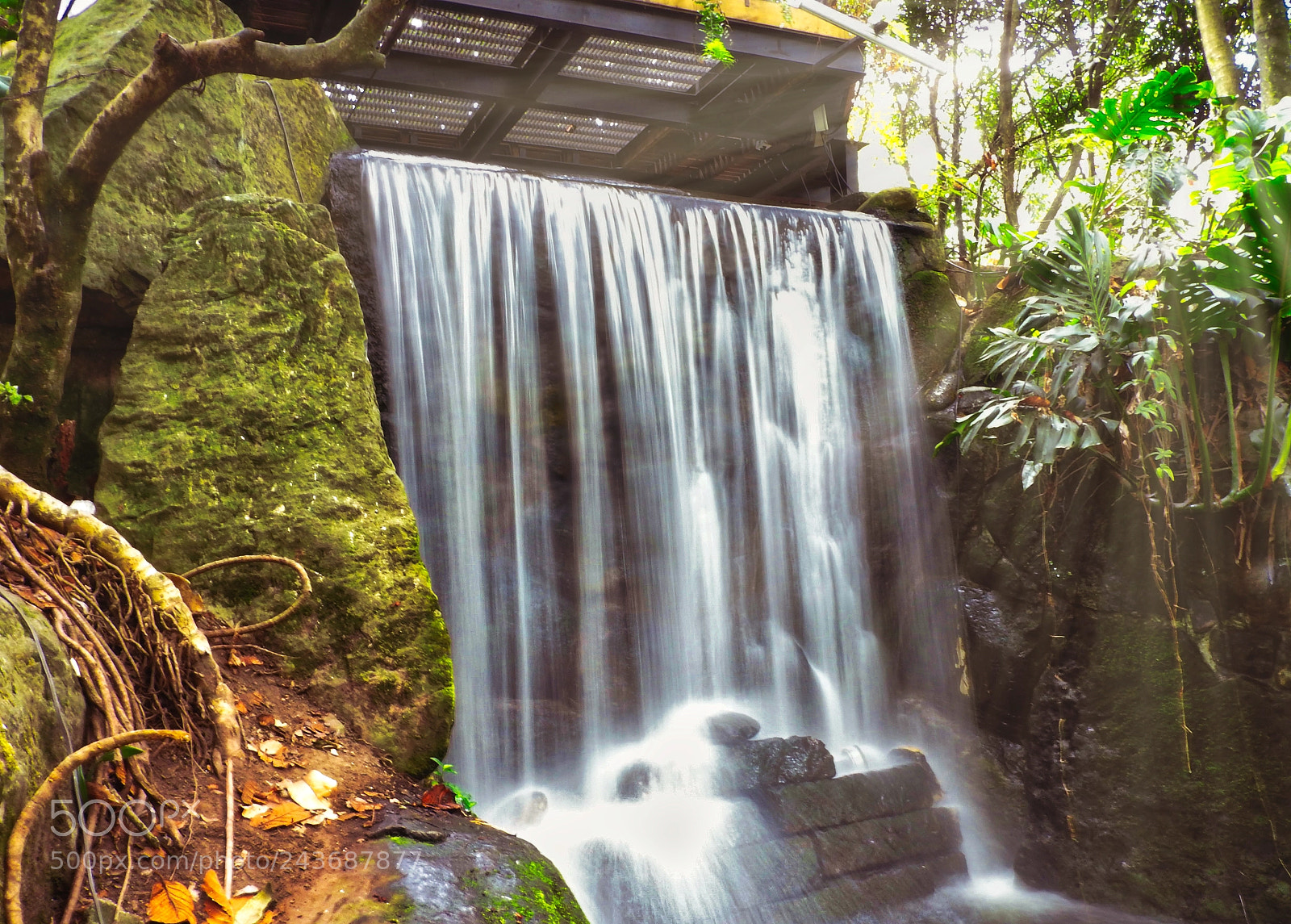 Nikon Coolpix P610 sample photo. Waterfall, nature park photography