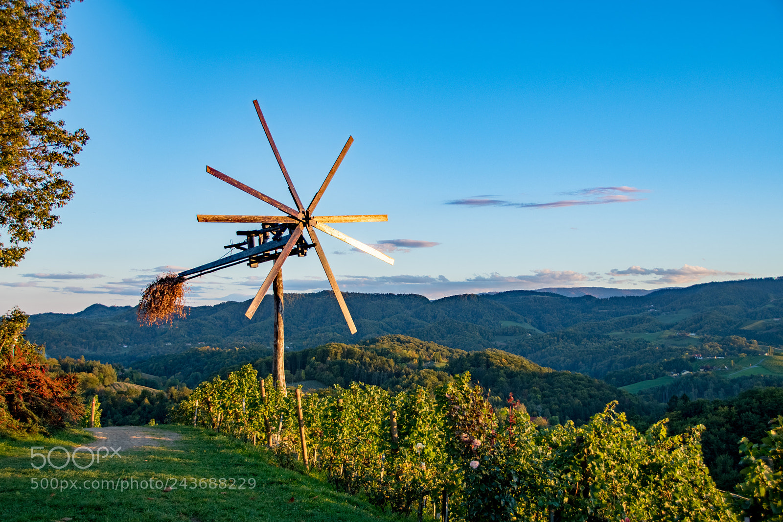 Nikon D500 sample photo. Klopotec, authentic traditional windmill photography