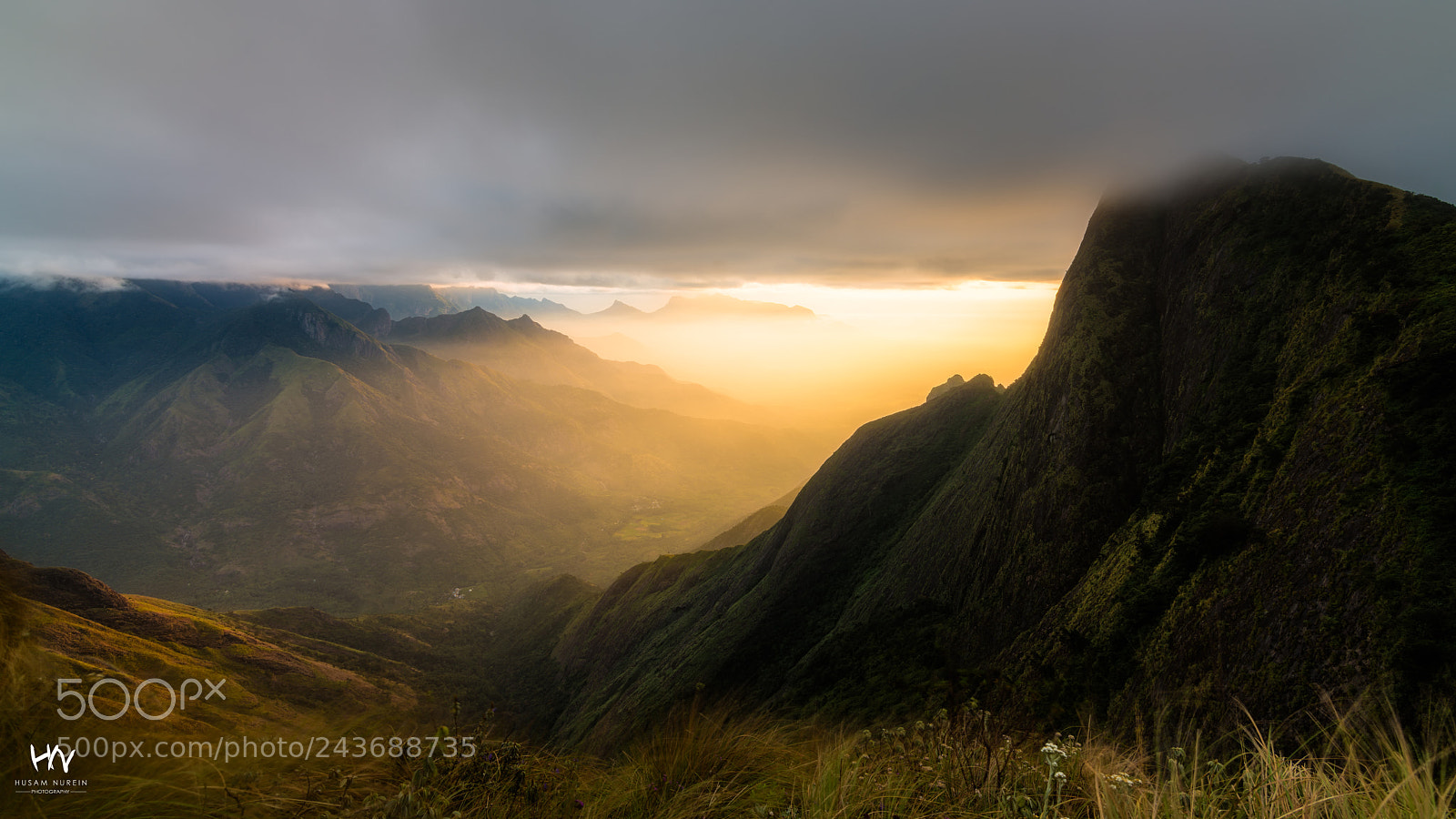 Nikon D800 sample photo. Sunrise at kolukkumalai photography