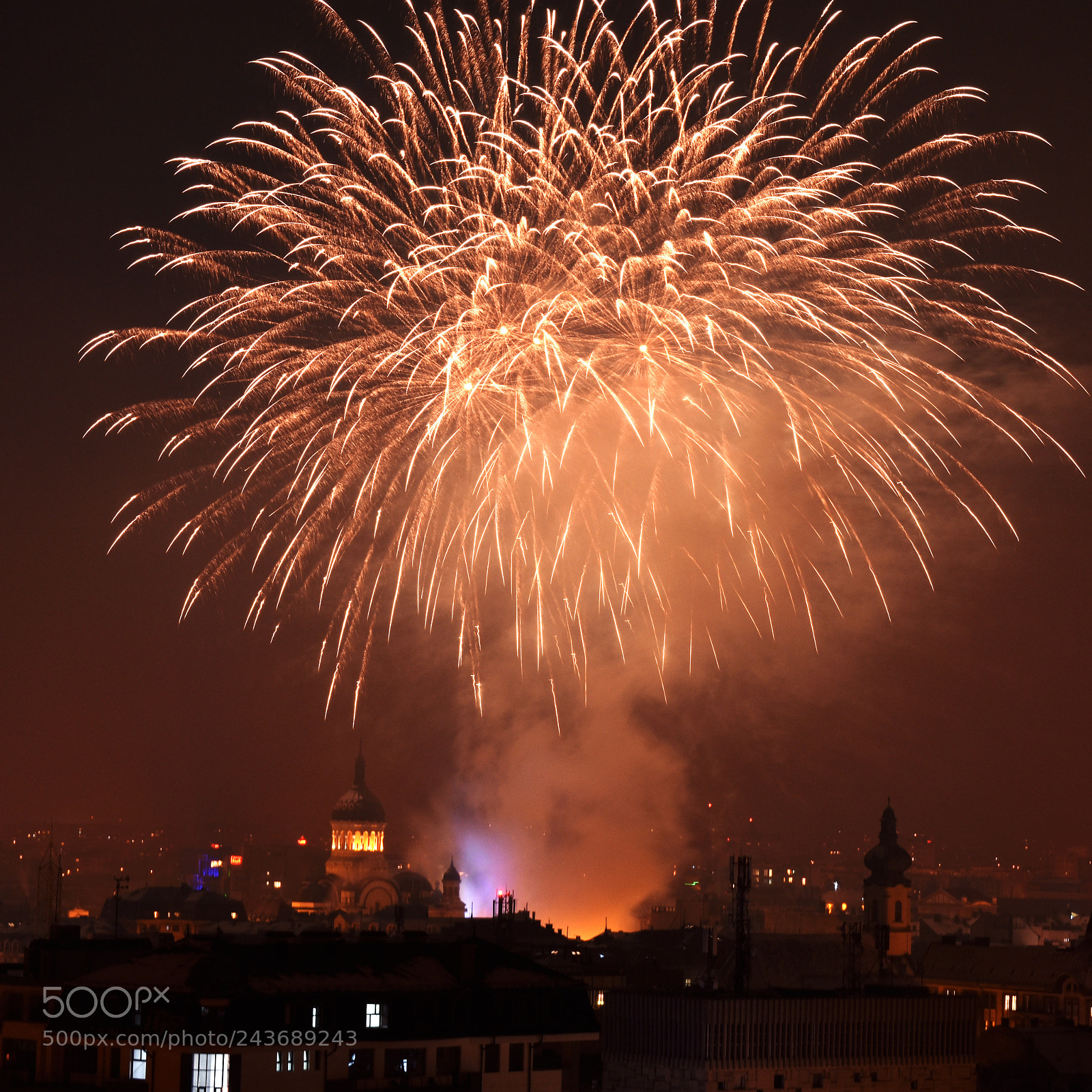Nikon D3400 sample photo. Fireworks over cluj 1 photography