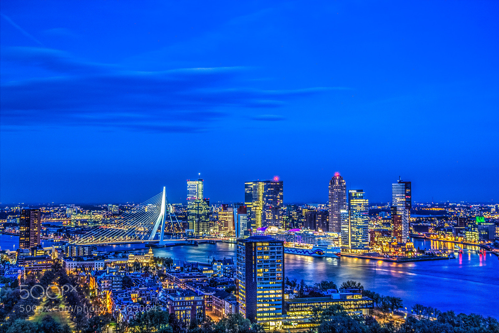 Canon EOS 60D sample photo. Skyline rotterdam photography