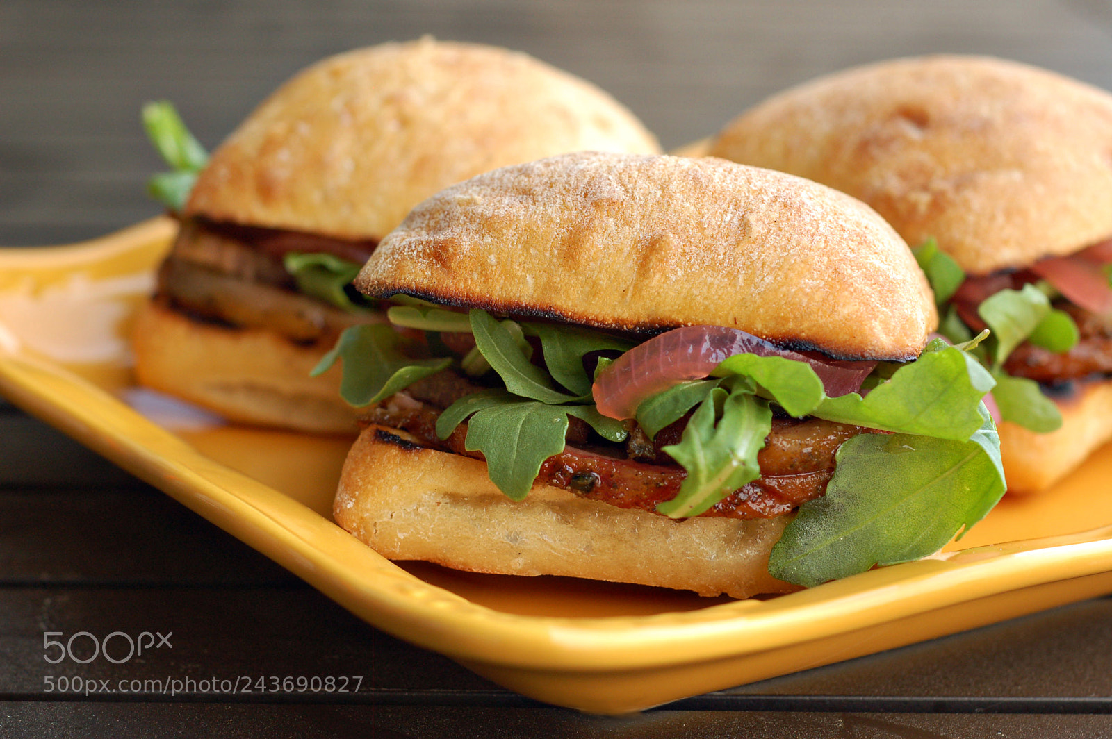 Nikon D50 sample photo. Porchetta sandwich photography
