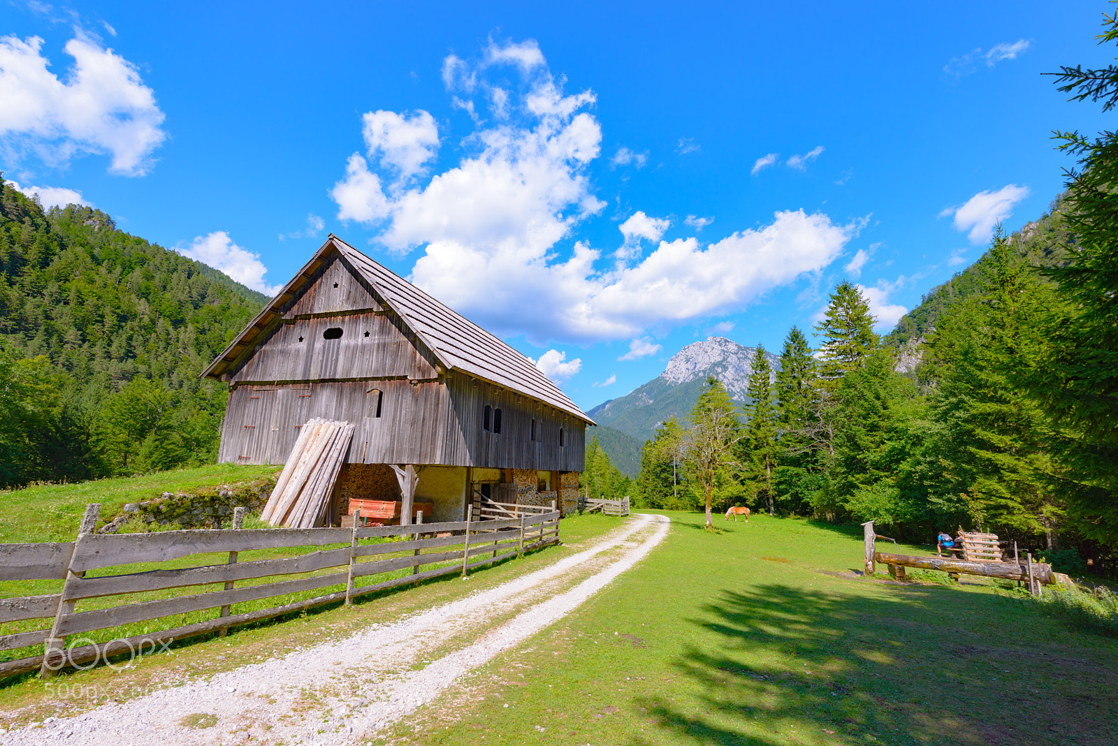 Nikon D600 sample photo. Mountain farm house in photography