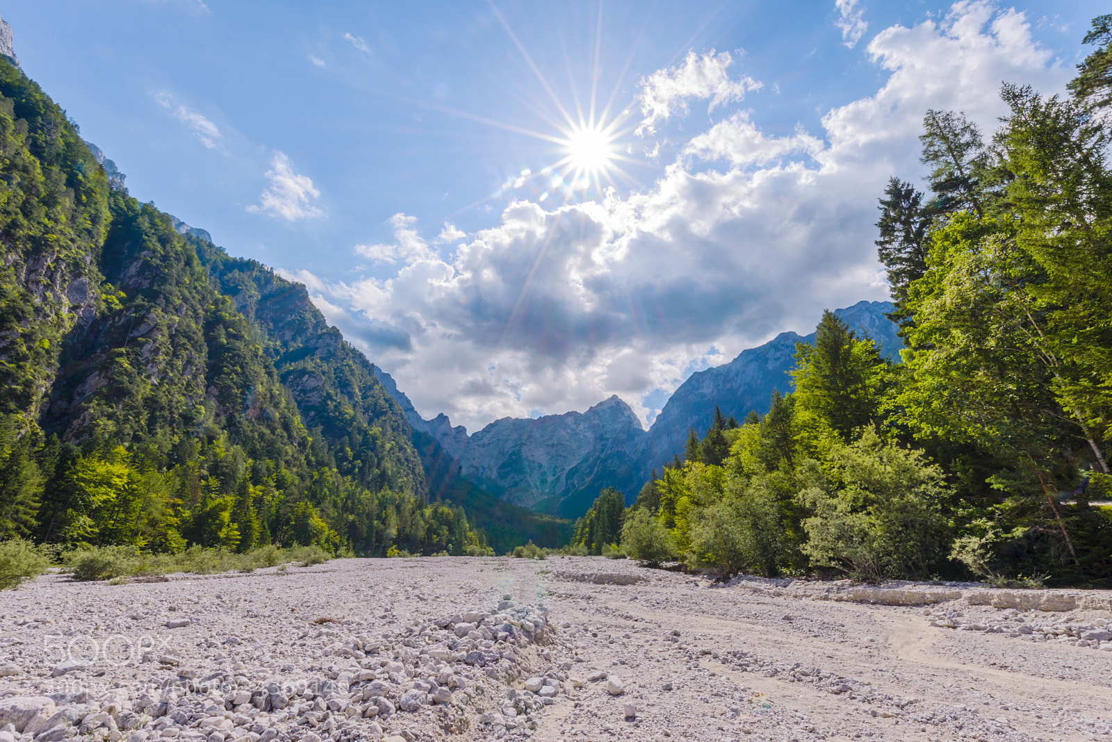 Nikon D600 sample photo. Dry mountain riverbed photography
