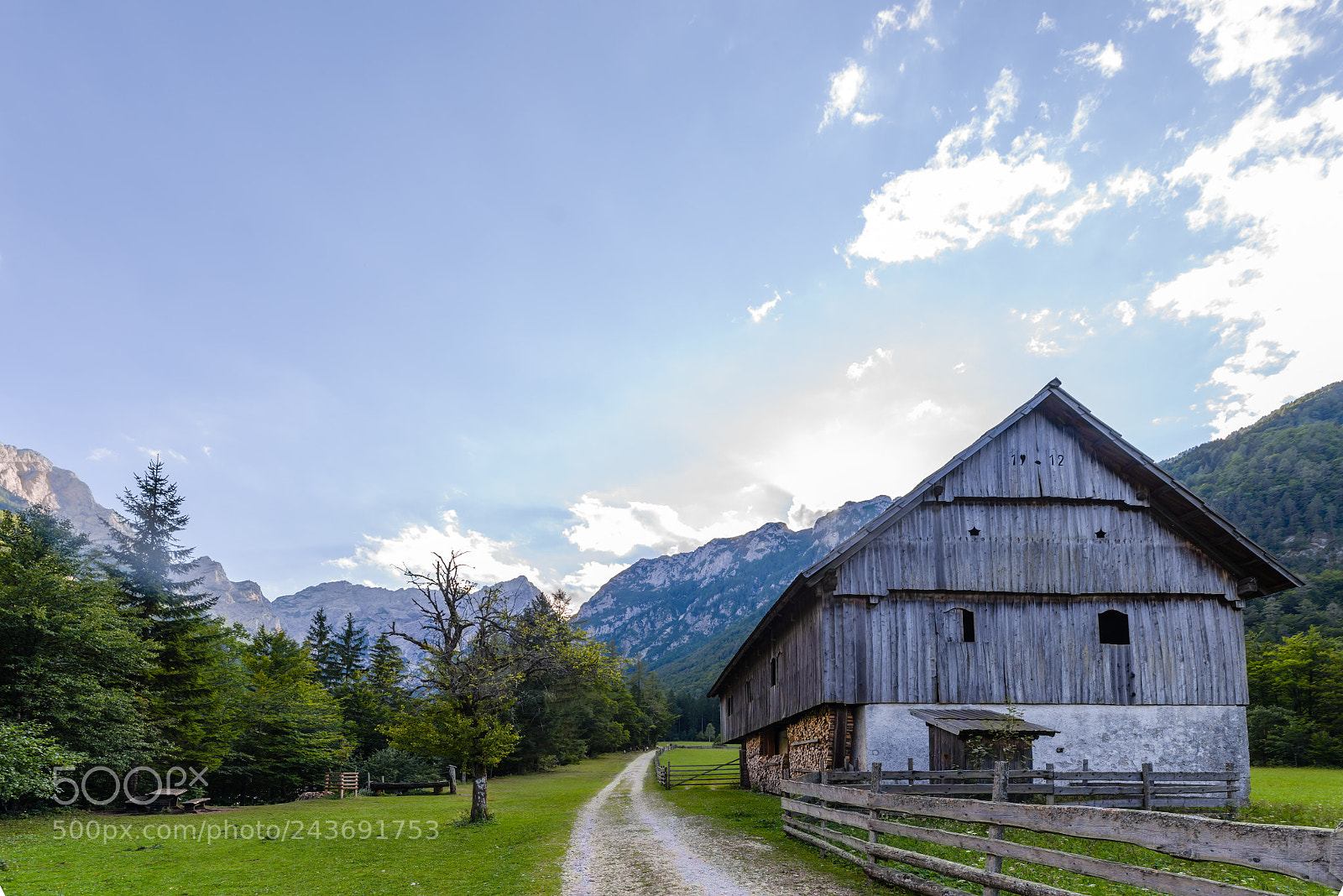 Nikon D600 sample photo. Mountain farm house in photography